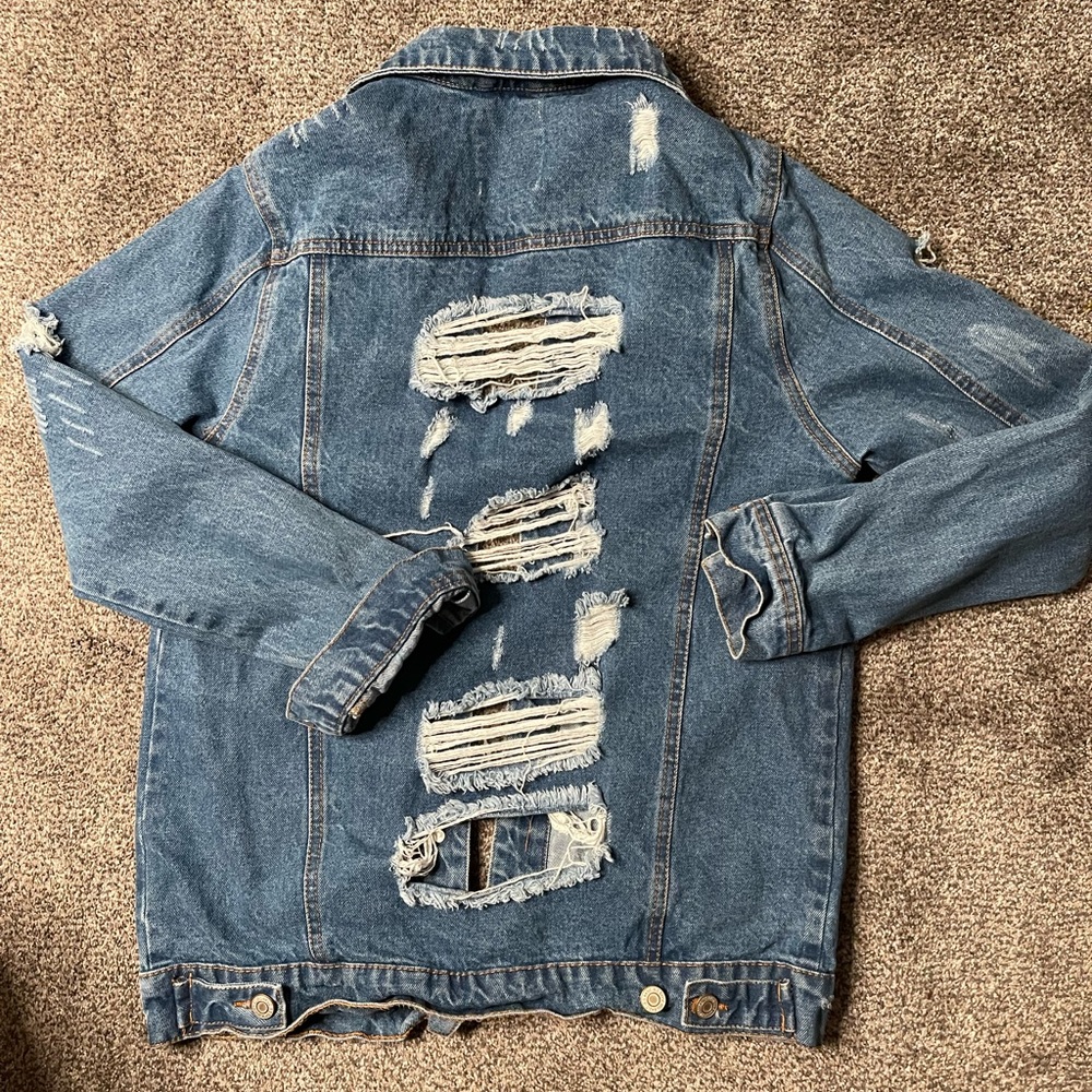 Oversized Jean Jacket - Picture 2 of 3
